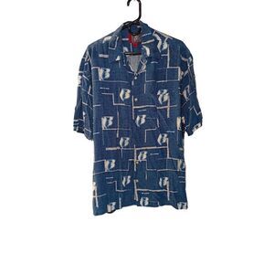 Vintage Ruff Ryder's 100 % silk button down. In great condition. Shirt featured